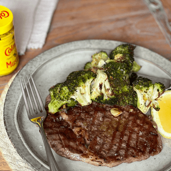 Steak & Garlic Roasted Broccoli - Purition UK